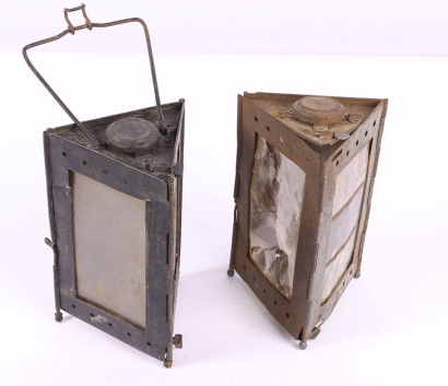 2x WW1 Period Trench Lanterns