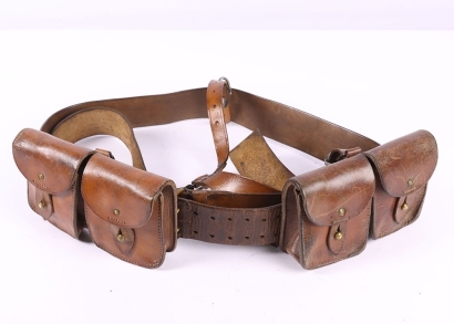 French Belt and Ammunition Pouch Set