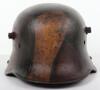 Imperial German M-17 Camouflaged Steel Combat Helmet - 10