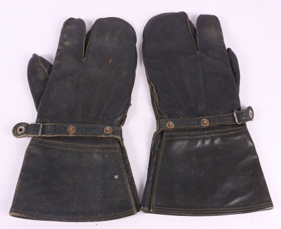 WW2 Luftwaffe Leather flying Gauntlets