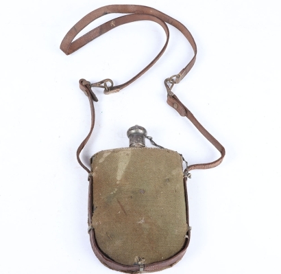 Great War period Flat Backed Officer Water Bottle