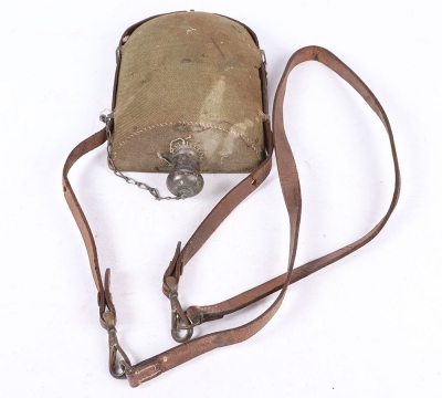 Great War period Flat Backed Officer Water Bottle - 2