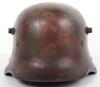 Imperial German M-16 Camouflaged Steel Combat Helmet - 9