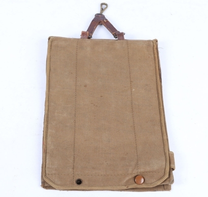 A Great War Canvas covered Map Case