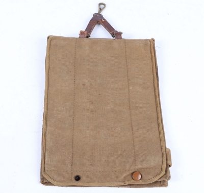 A Great War Canvas covered Map Case