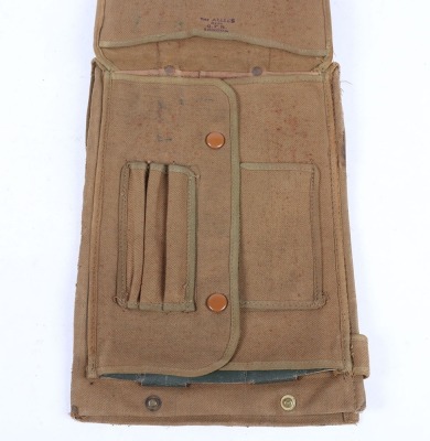 A Great War Canvas covered Map Case - 3