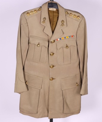 Inter War British Artillery Officers Service Dress, Inda/Middle East Theatre