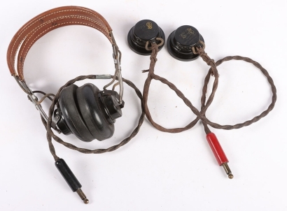 WW2 USAAF HS-22 Headset and ANB-H-1 Receivers