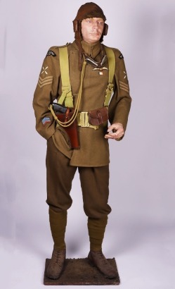 WW1 British Royal Flying Corps Museum Display