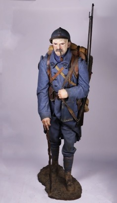 WW1 French Other Ranks Soldier Museum Display