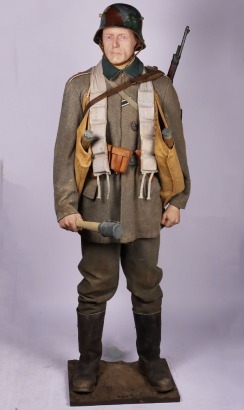 WW1 German Stormtrooper Museum Display