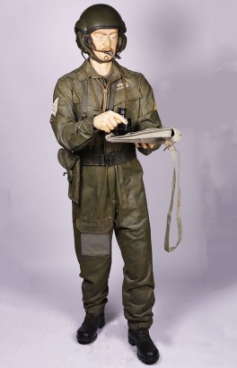 1980s British Army Tank Drivers Museum Display
