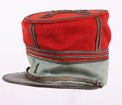 Early French 1st Tirailleur (Algiers) Regiment Officers Kepi