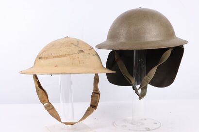 Two Mk.II Steel combat Helmets