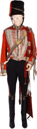 Substantially complete late Victorian Full-Dress Uniform of an officer of the Westmoreland and Cumberland Yeomanry