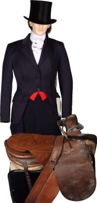 Morning Dress and Side Saddle of The Countess of Airlie