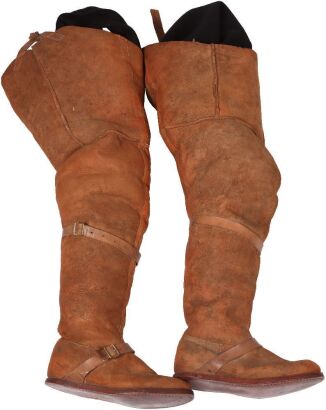 Rare Pair of WW1 Royal Flying Corps Aviators Flying Fug Boots