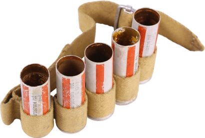 WW2 Luftwaffe Leg Flare Cartridge Strap and Flares