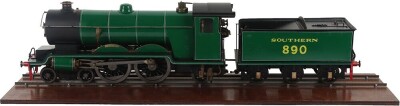 A finely made Live Steam 2.5 inch gauge model of a Atlantic class 4-4-2 locomotive and tender &lsquo;Bluebell&rsquo;, designed and built by Mr L. Lawrence a.k.a &lsquo;Curly&rsquo; 1934 - 2