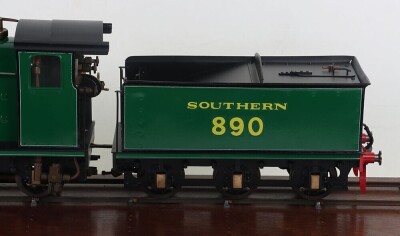 A finely made Live Steam 2.5 inch gauge model of a Atlantic class 4-4-2 locomotive and tender &lsquo;Bluebell&rsquo;, designed and built by Mr L. Lawrence a.k.a &lsquo;Curly&rsquo; 1934 - 5