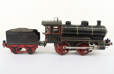 Marklin gauge I R1021 clockwork 0-4-0 locomotive and tender - 6