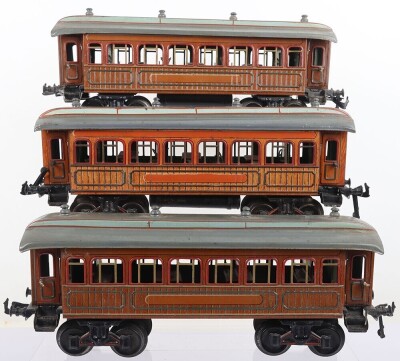 Three Bing gauge I Passenger coaches
