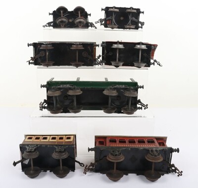 Marklin gauge I four wheel good van with brakeman&rsquo;s hut - 3