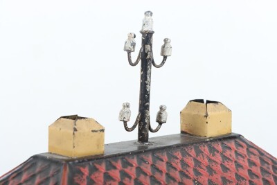 Marklin 0 gauge tinplate German market Small Town Station with Canopy Shelter - 4