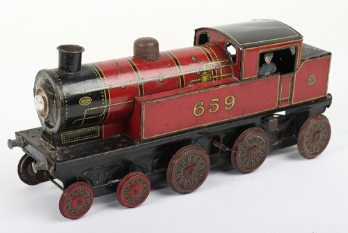 Tipp & Co tinplate clockwork toy trains, circa 1930