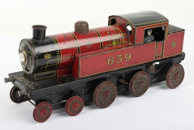 Tipp & Co tinplate clockwork toy trains, circa 1930