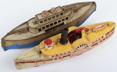 Two American floor toy boats, 1900/1915 - 5