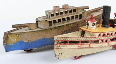 Two American floor toy boats, 1900/1915 - 6