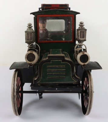 Large Carette tinplate clockwork Limousine, German circa 1909 - 2