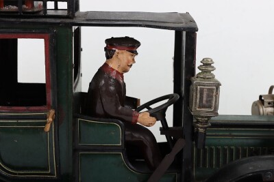 Large Carette tinplate clockwork Limousine, German circa 1909 - 5