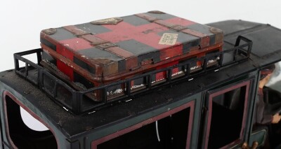 Large Carette tinplate clockwork Limousine, German circa 1909 - 7