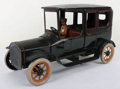 Bing tinplate clockwork Limousine, German circa 1912 - 3