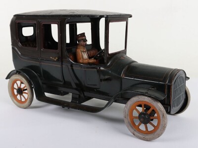 Bing tinplate clockwork Limousine, German circa 1912 - 6