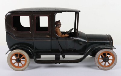 Bing tinplate clockwork Limousine, German circa 1912 - 7