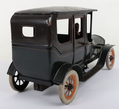 Bing tinplate clockwork Limousine, German circa 1912 - 8
