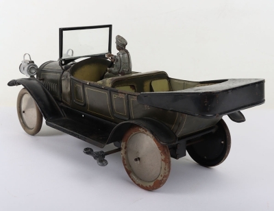 A tinplate H.Fischer & Co clockwork open-tourer, 1920s - 5