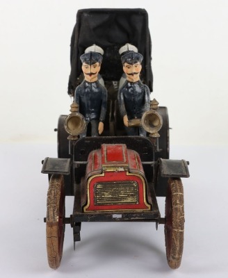 Carette tinplate clockwork four-seater open tourer, German circa 1910 - 2