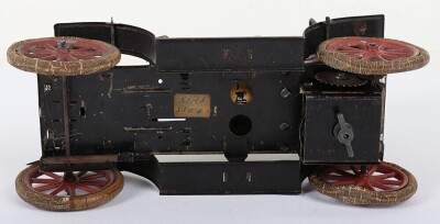 Carette tinplate clockwork four-seater open tourer, German circa 1910 - 9