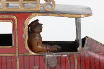 Tinplate clockwork Limousine H Fischer, German circa 1910 - 6