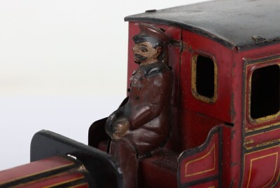 Small tinplate clockwork Landaulette, German circa 1910 - 4