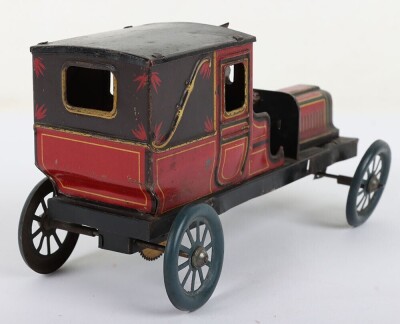 Small tinplate clockwork Landaulette, German circa 1910 - 8