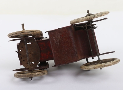 Lehmann tinplate clockwork Motor car, German circa 1905 - 5
