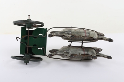 Tinplate horse drawn Jig floor toy, 1920s - 5
