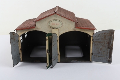 Lehmann 772 tinplate double garage - 5