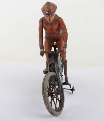 Lehmann 725 tinplate clockwork Motorcyclist ECHO, German 1920s - 2