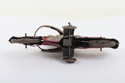 Paya tinplate clockwork motorbike, Spanish circa 1930 - 5